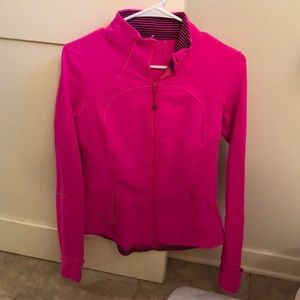 Pink lulu lemon zip up